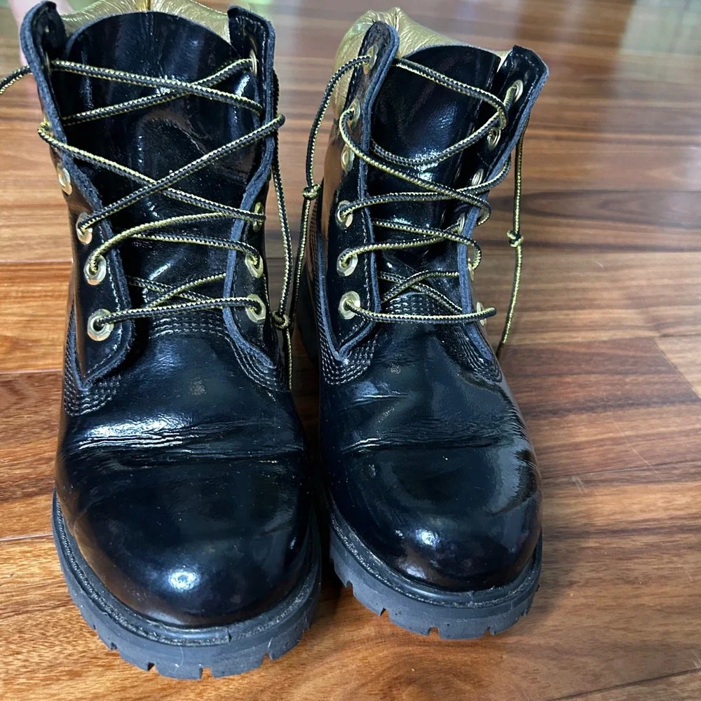 Timberland boots special release midnight countdown Black Gold‎ Waterproof